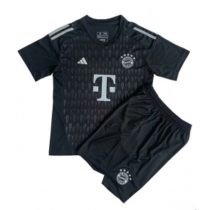 Bayern Munich Målmand Replika Babytøj Udebanesæt Børn 2023-24 Kortærmet (+ Korte bukser)